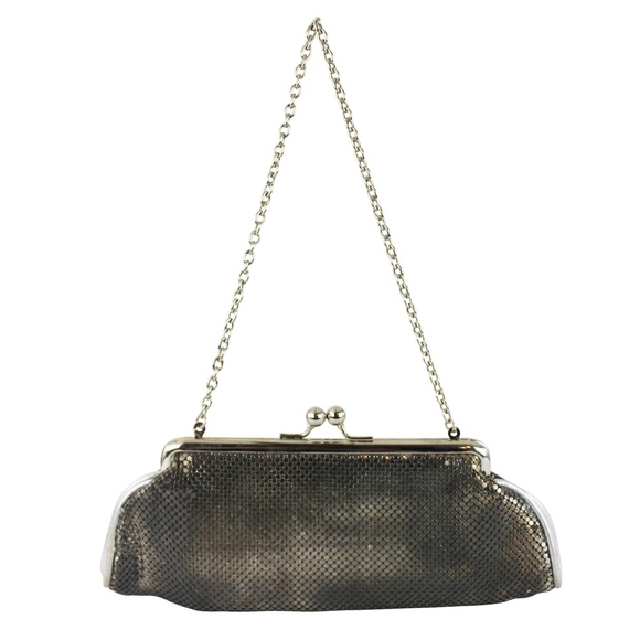 Whiting & Davis Small Metal Mesh Handbag Clutch - Picture 3 of 4